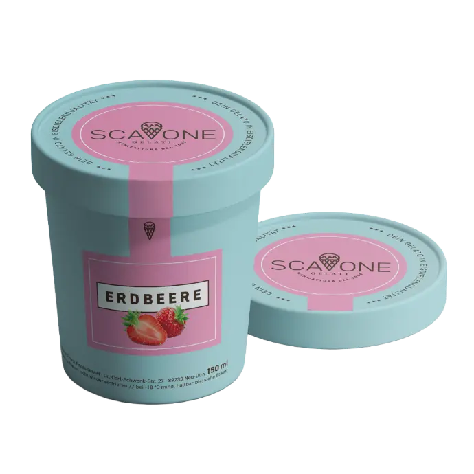 Erdbeere Becher